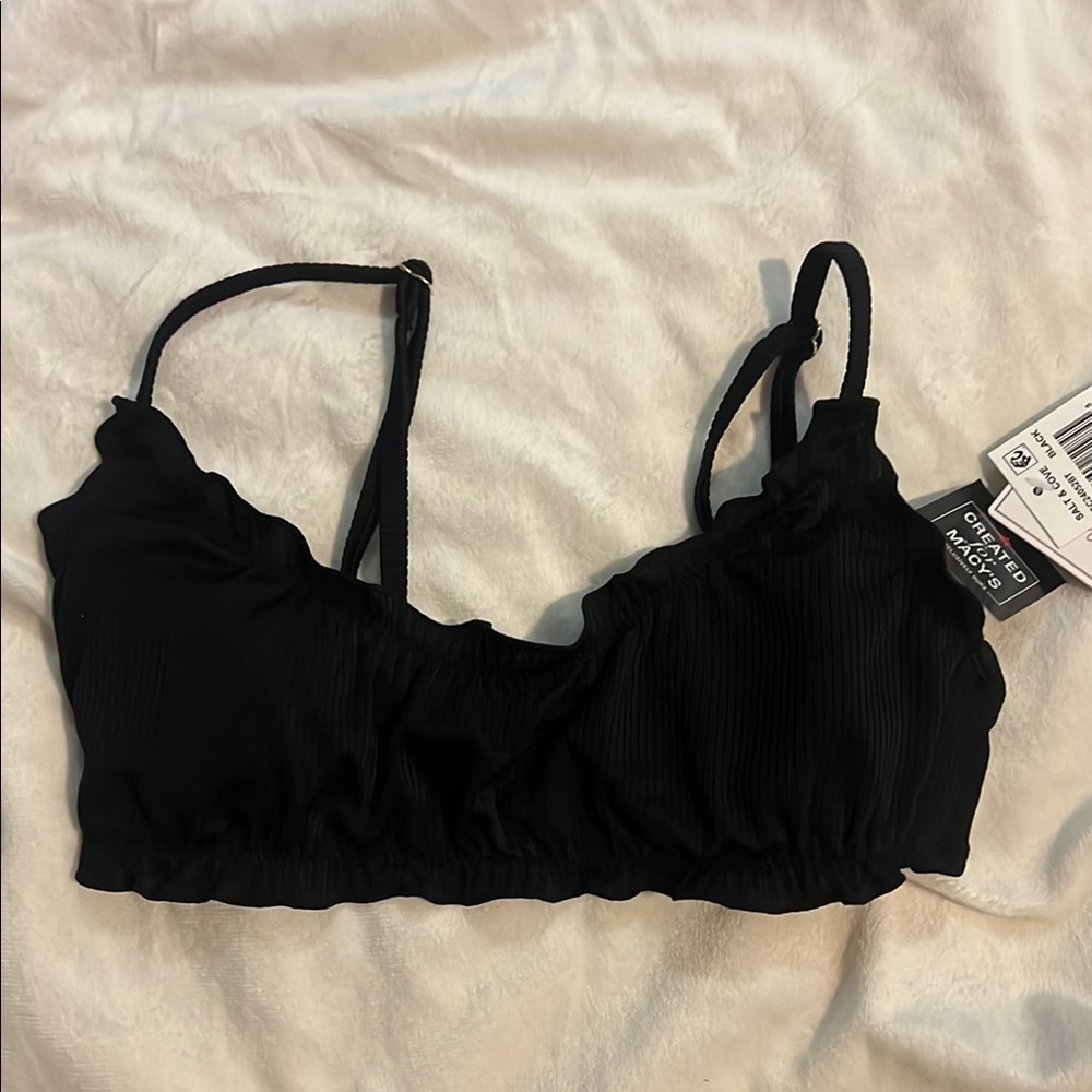Salt + Cove Black Bikini Top